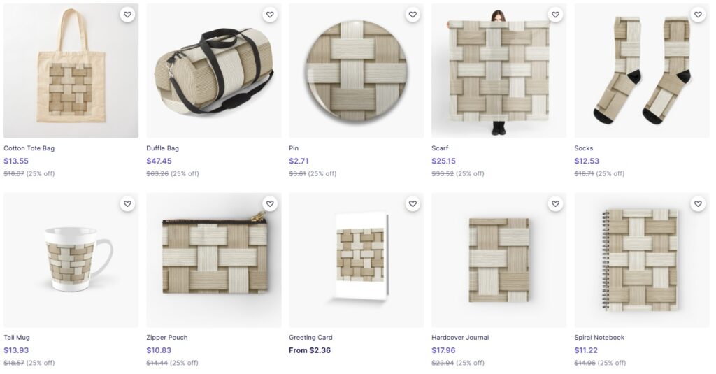 Weaveform Product Designs