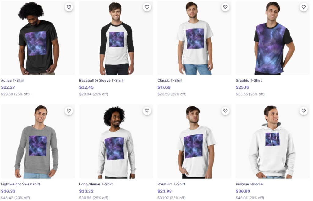 Galaxy Dream tshirts