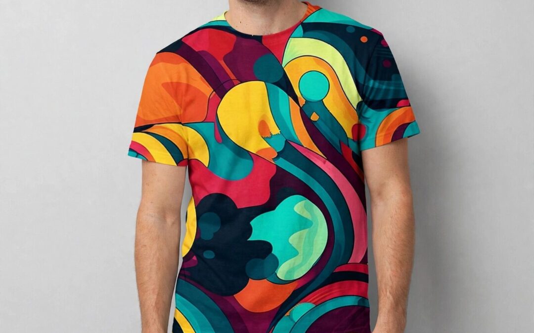 Abstract Bold Color Pattern — Neon Ribbon Energy | Hashola Designs