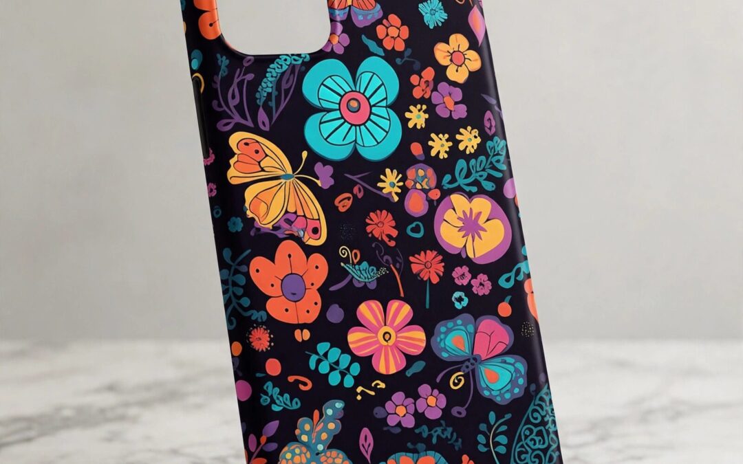 Butterflies and Flowers — Midnight Garden Flight | Hashola Designs