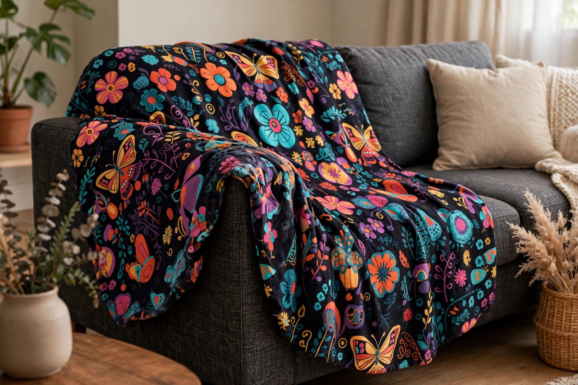 Butterflies and Flowers product mockup