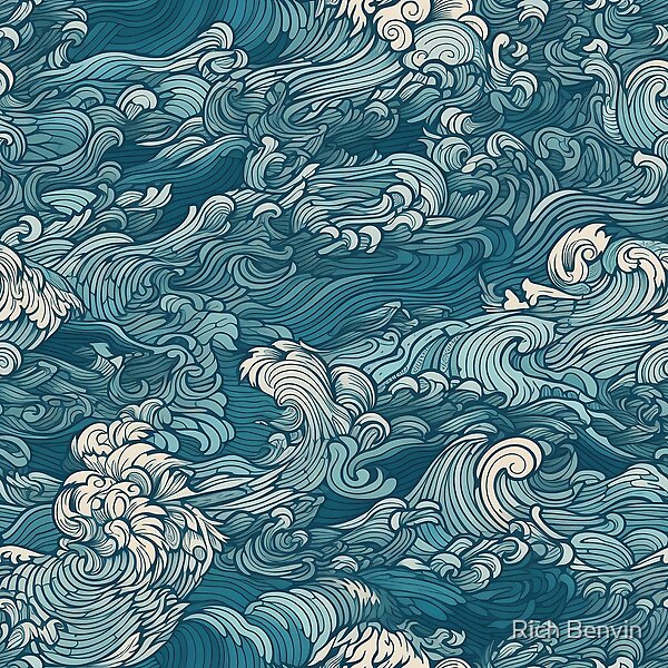 Crashing Waves original artwork