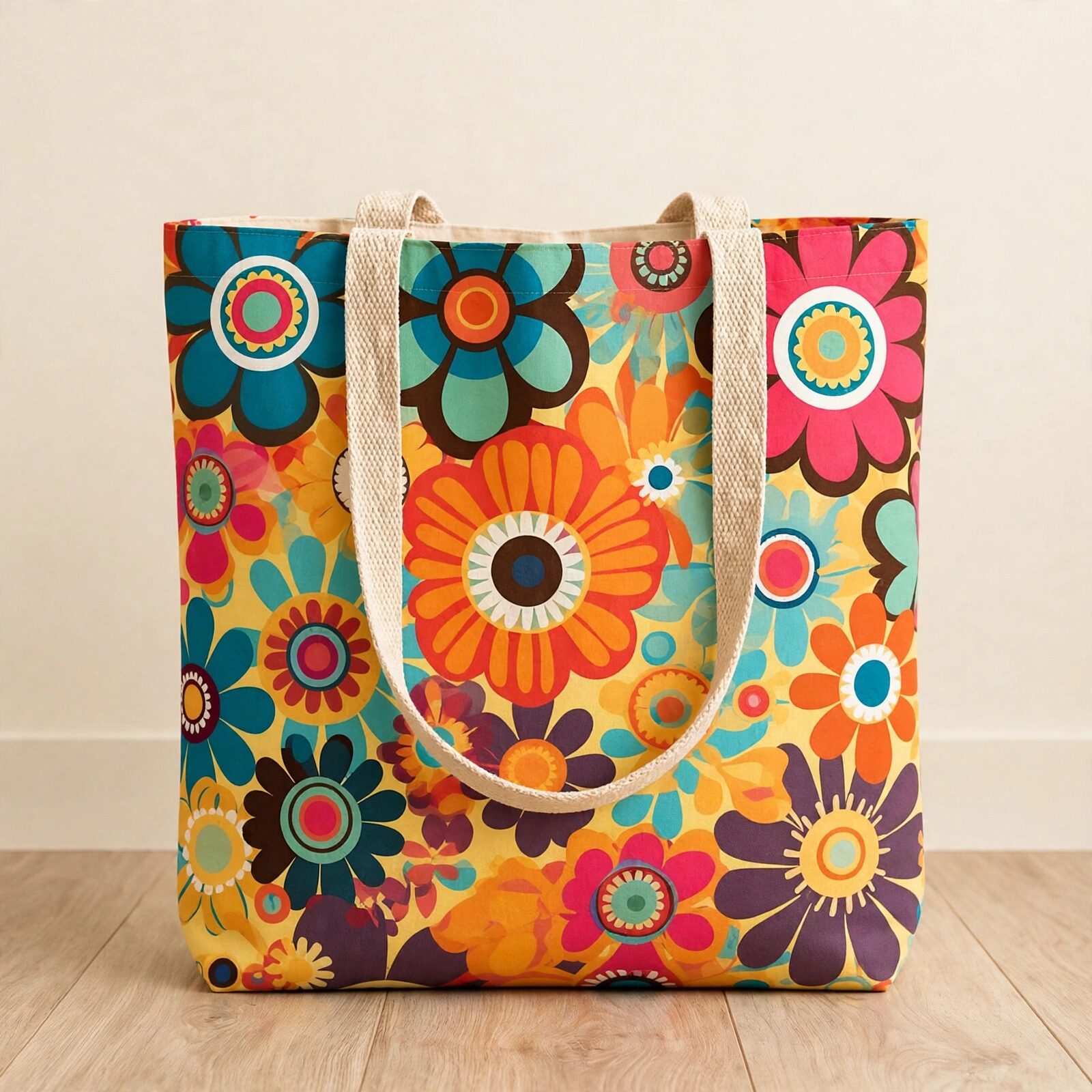 Retro Flowers product mockup