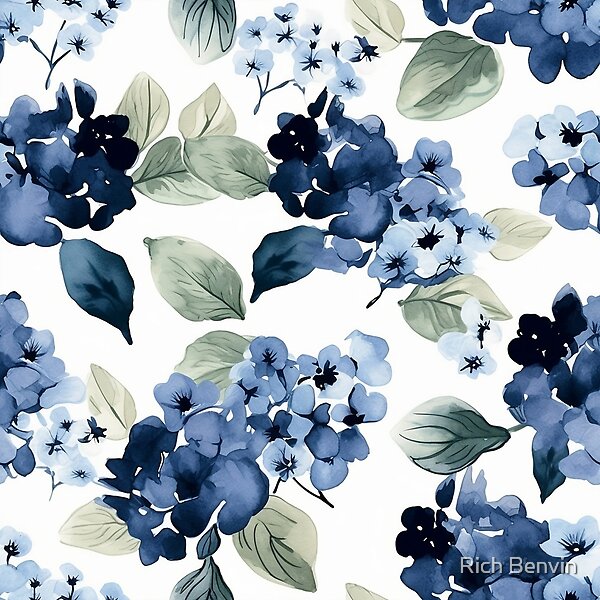 Summer Floral Pattern original artwork
