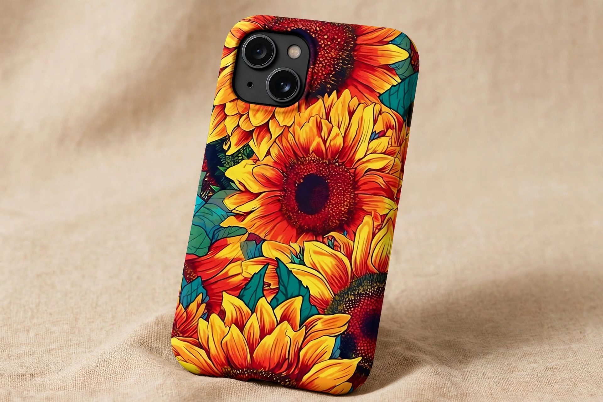 Sunflowers on Fire product mockup