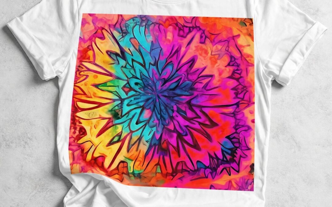 Tie-Dye Flowers — Psychedelic Bloom Burst | Hashola Designs