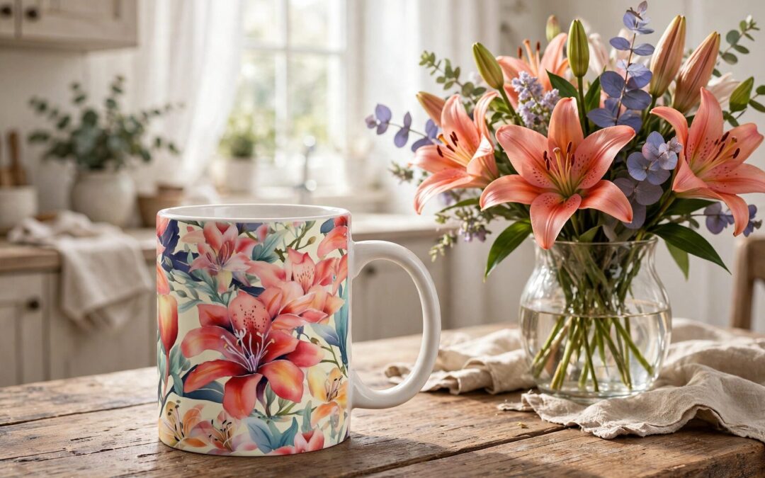 Watercolor Flowers — Soft Blossom Serenity | Hashola Designs