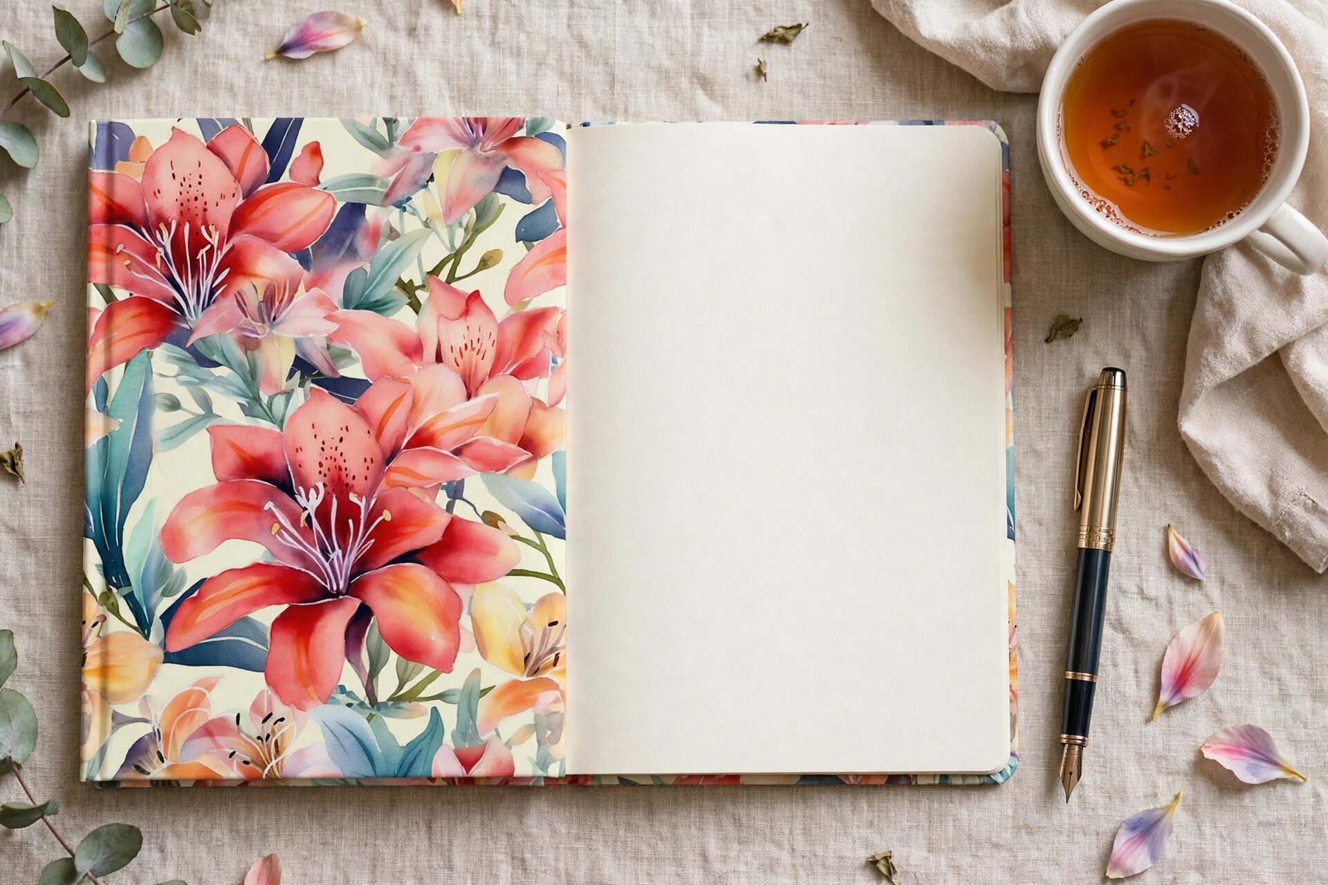 Watercolor Flowers product mockup